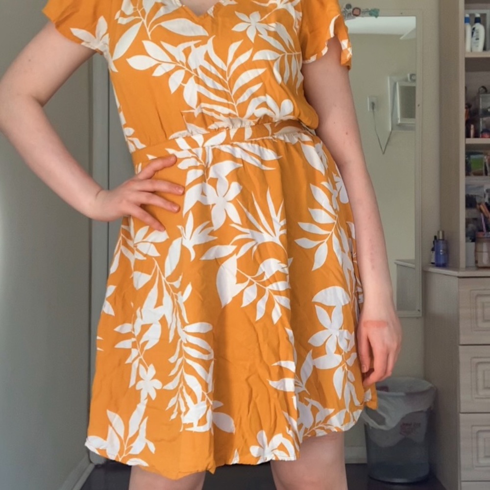 yellow sundress